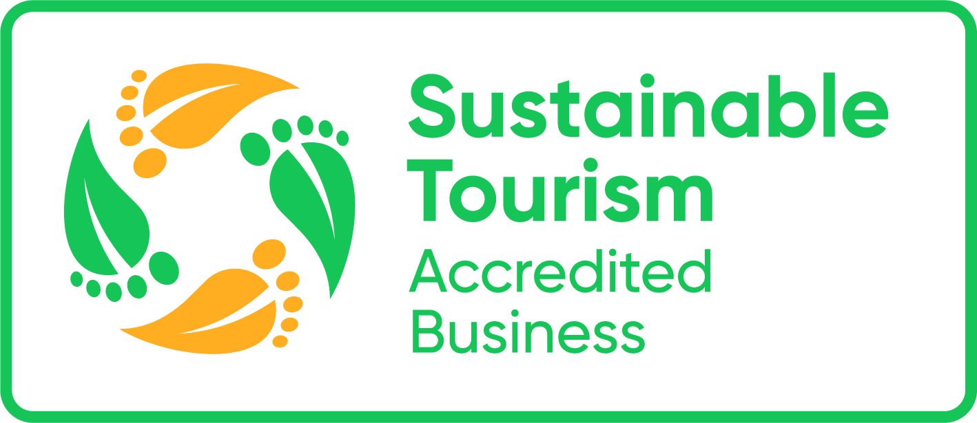 Sustainable Tourism Accredited business logo